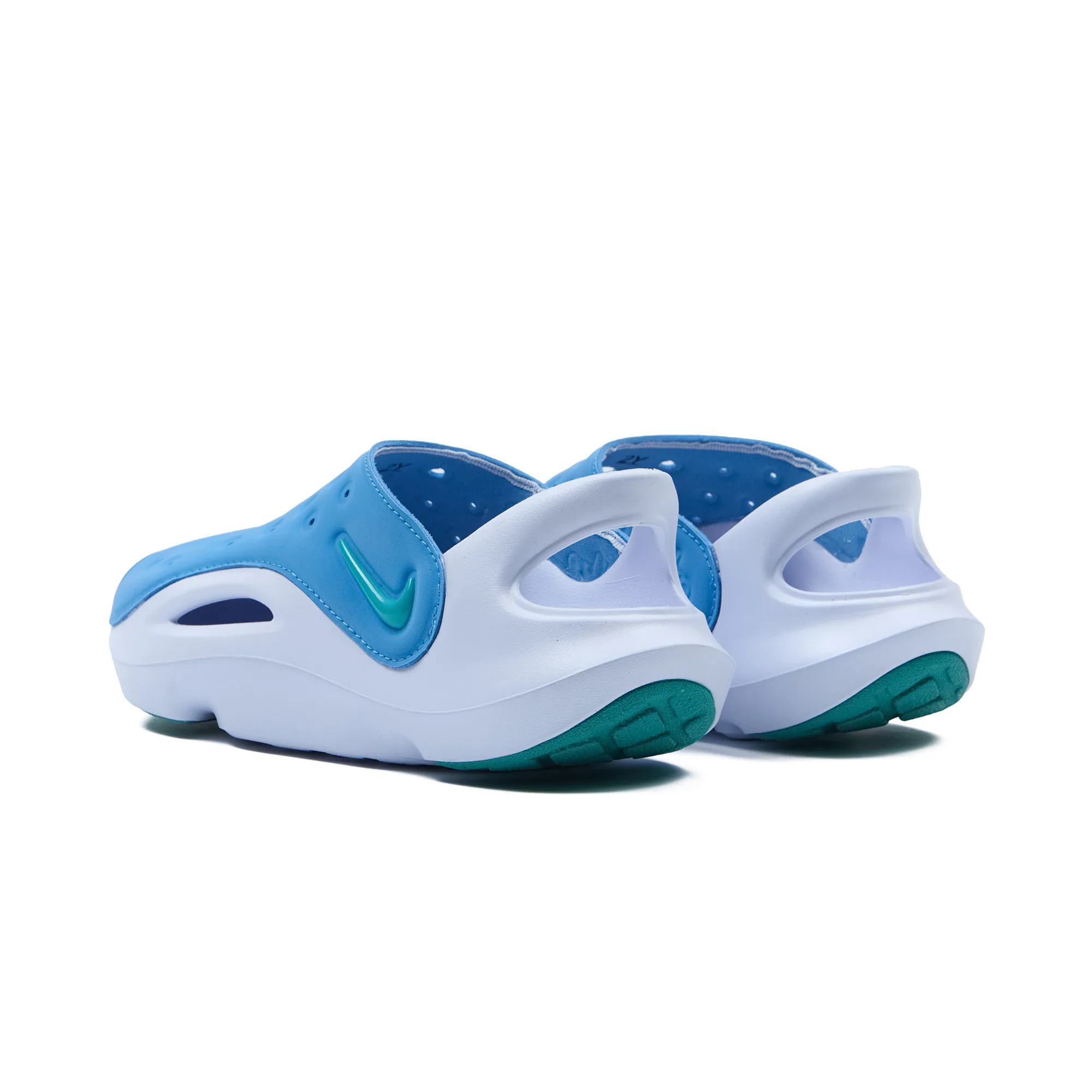 Сабо детские Nike Aqua Swoosh 'Blue Beyond / White / Dusty Cactus' (GS)