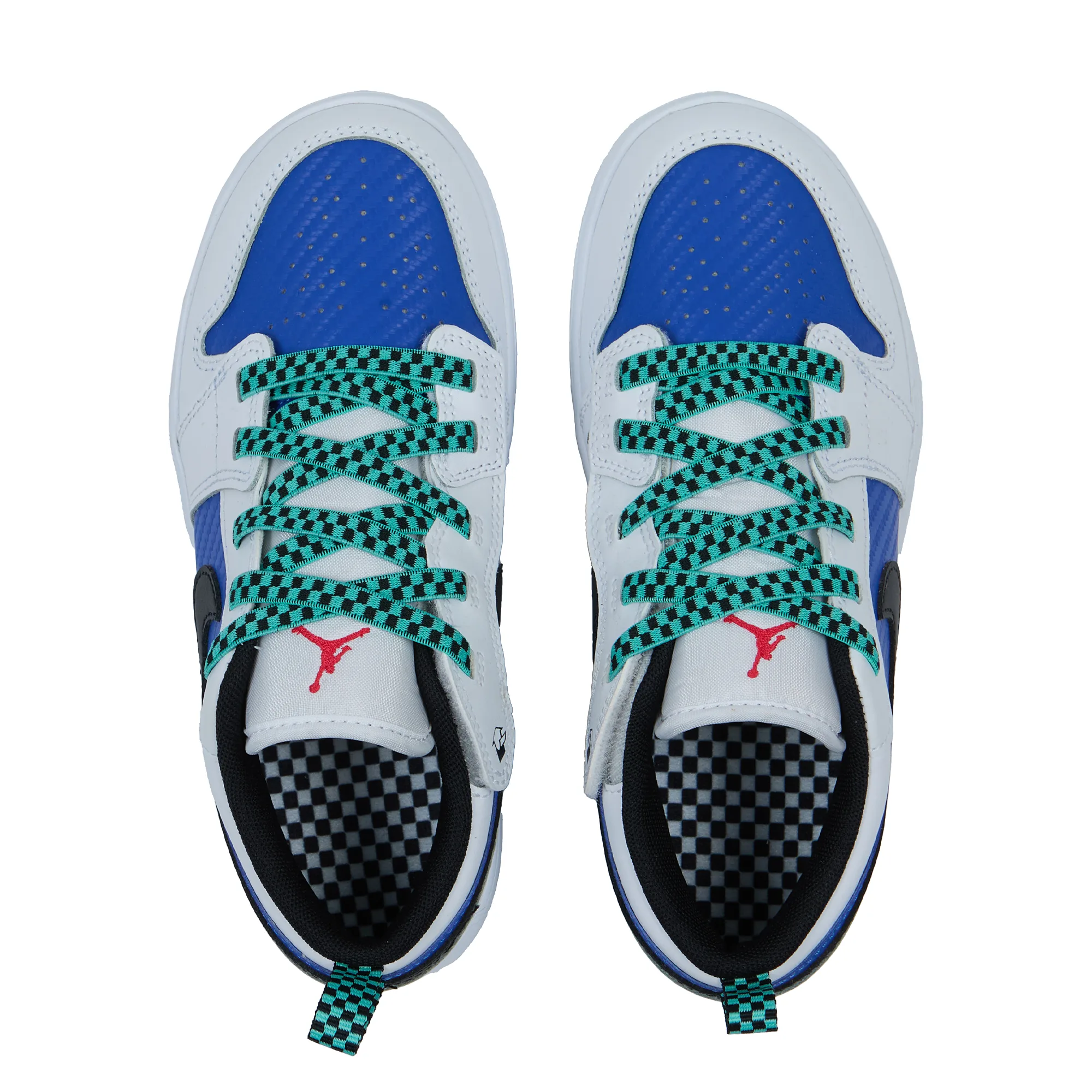 Кроссовки детские Nike Air Jordan 1 Low Alt SE 'White Hyper Royal Hyper Jade Black' (PS)