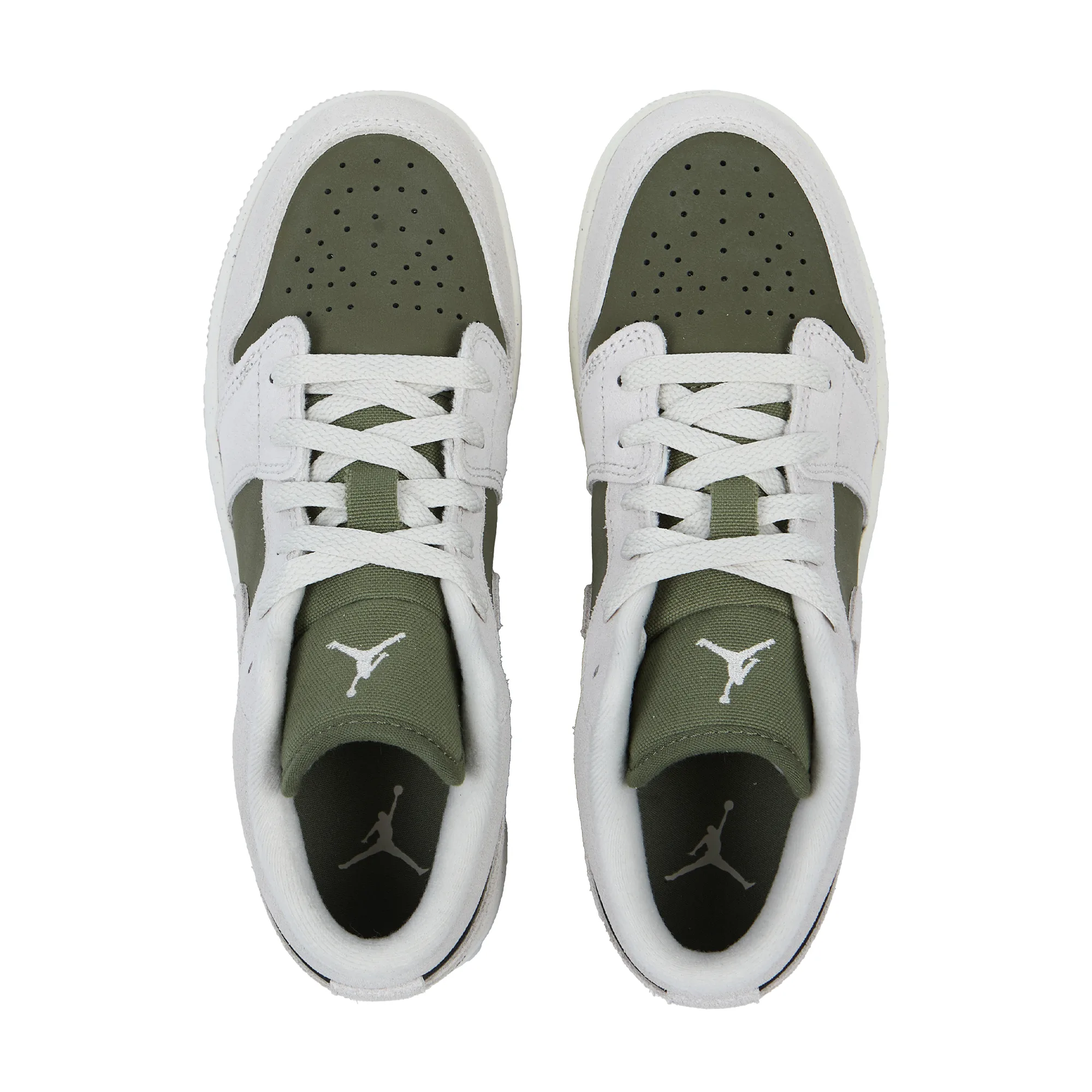 Кроссовки Nike Air Jordan 1 Low SE 'Medium Olive Sail' (GS)