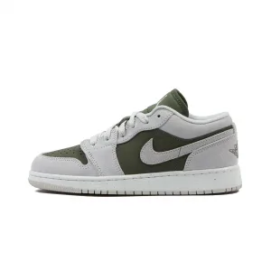 Кроссовки Nike Air Jordan 1 Low SE 'Medium Olive Sail' (GS)