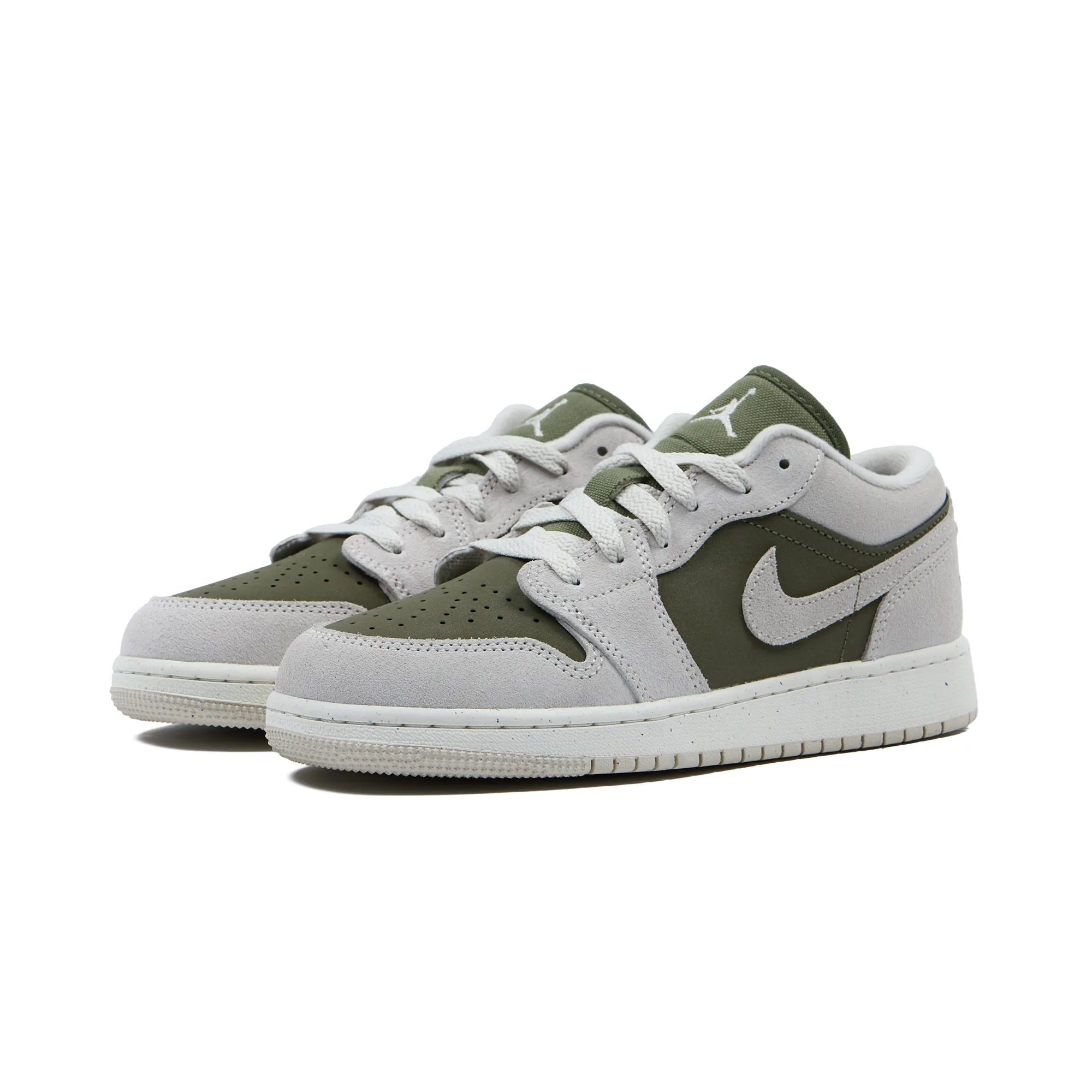 Кроссовки Nike Air Jordan 1 Low SE 'Medium Olive Sail' (GS)