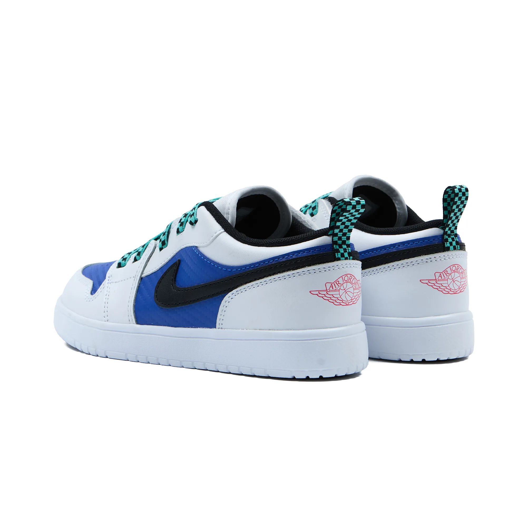 Кроссовки детские Nike Air Jordan 1 Low Alt SE 'White Hyper Royal Hyper Jade Black' (PS)