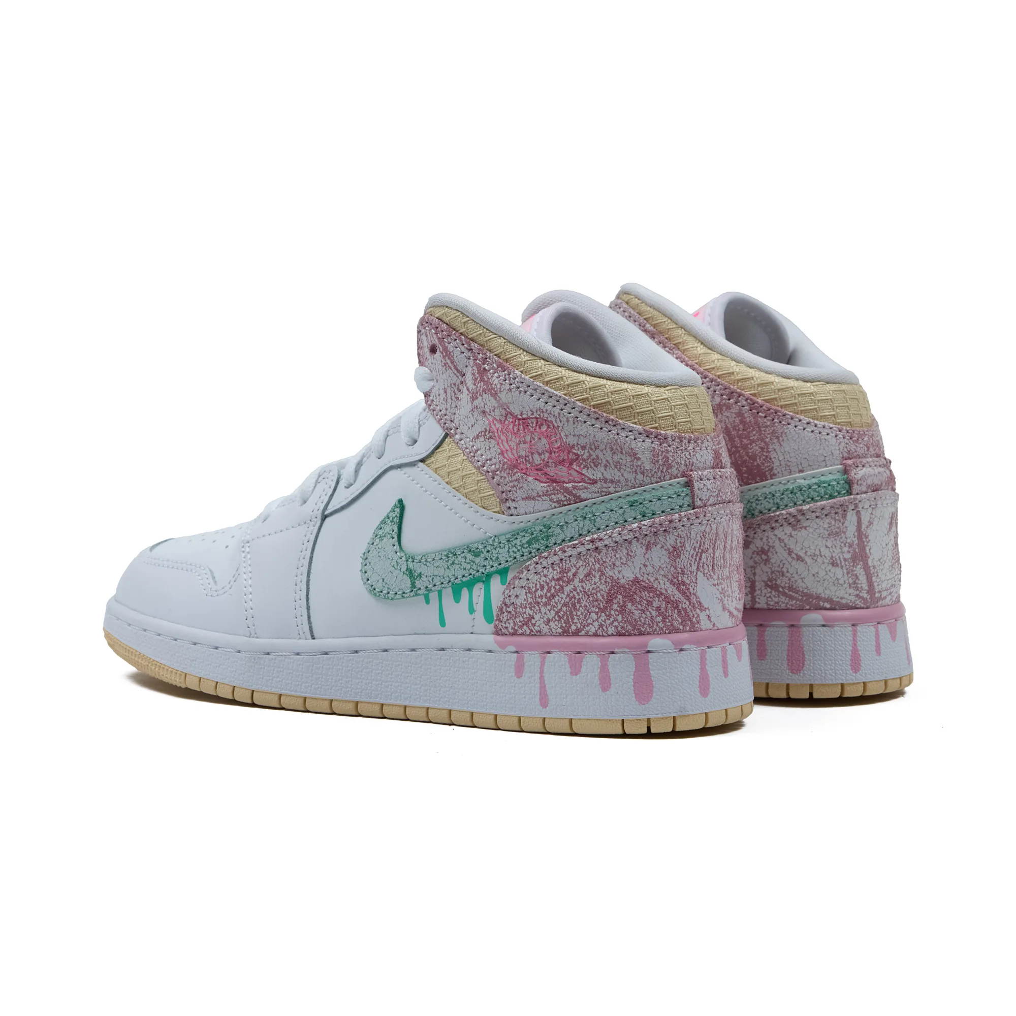 Кроссовки Nike Air Jordan 1 Mid SE 'Ice Cream' (GS)