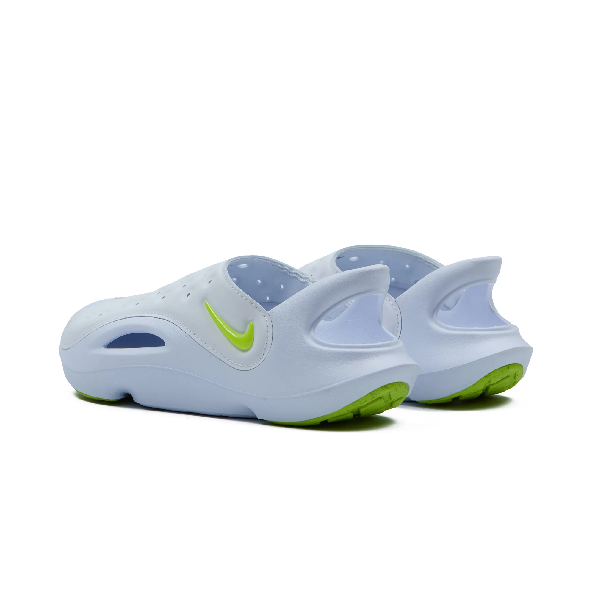 Сабо детские Nike Aqua Swoosh 'White/Pure Platinum/Volt' (GS)