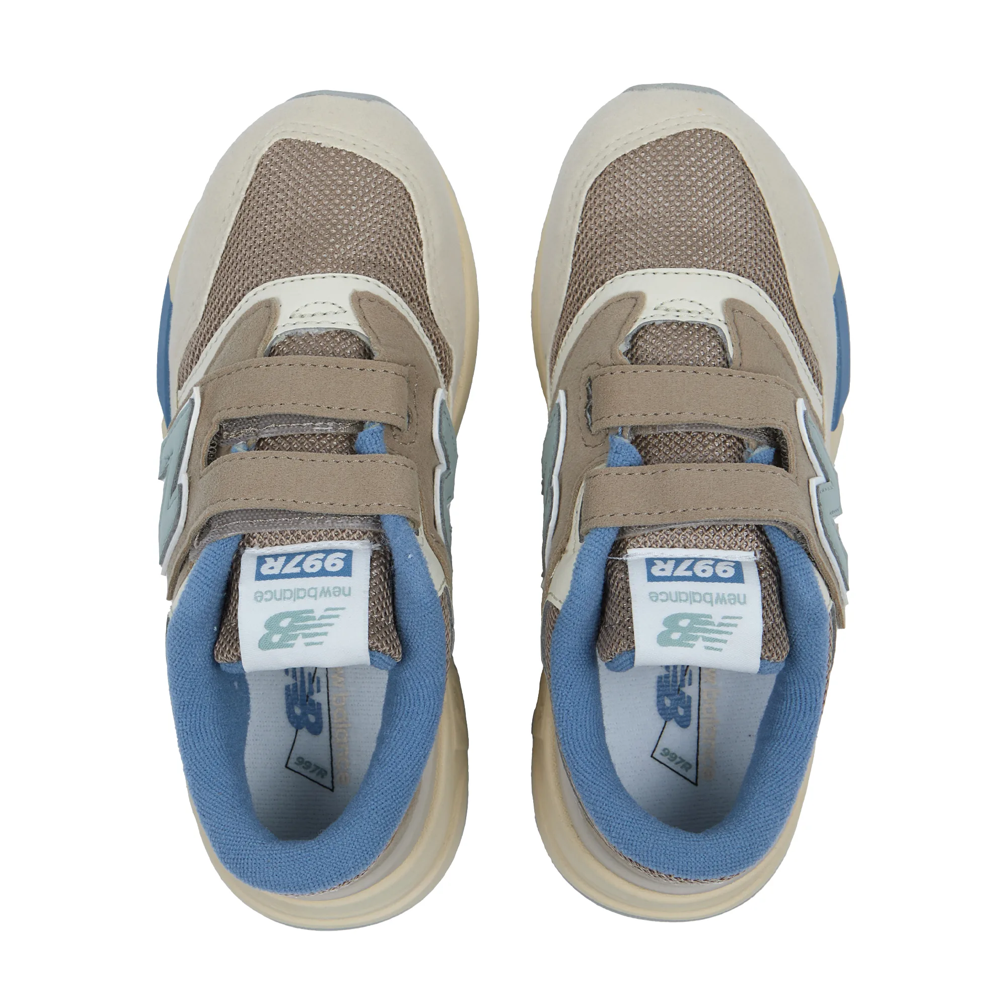 Кроссовки детские New Balance 997R Hook & Loop 'Driftwood / Juniper Green' (PS)