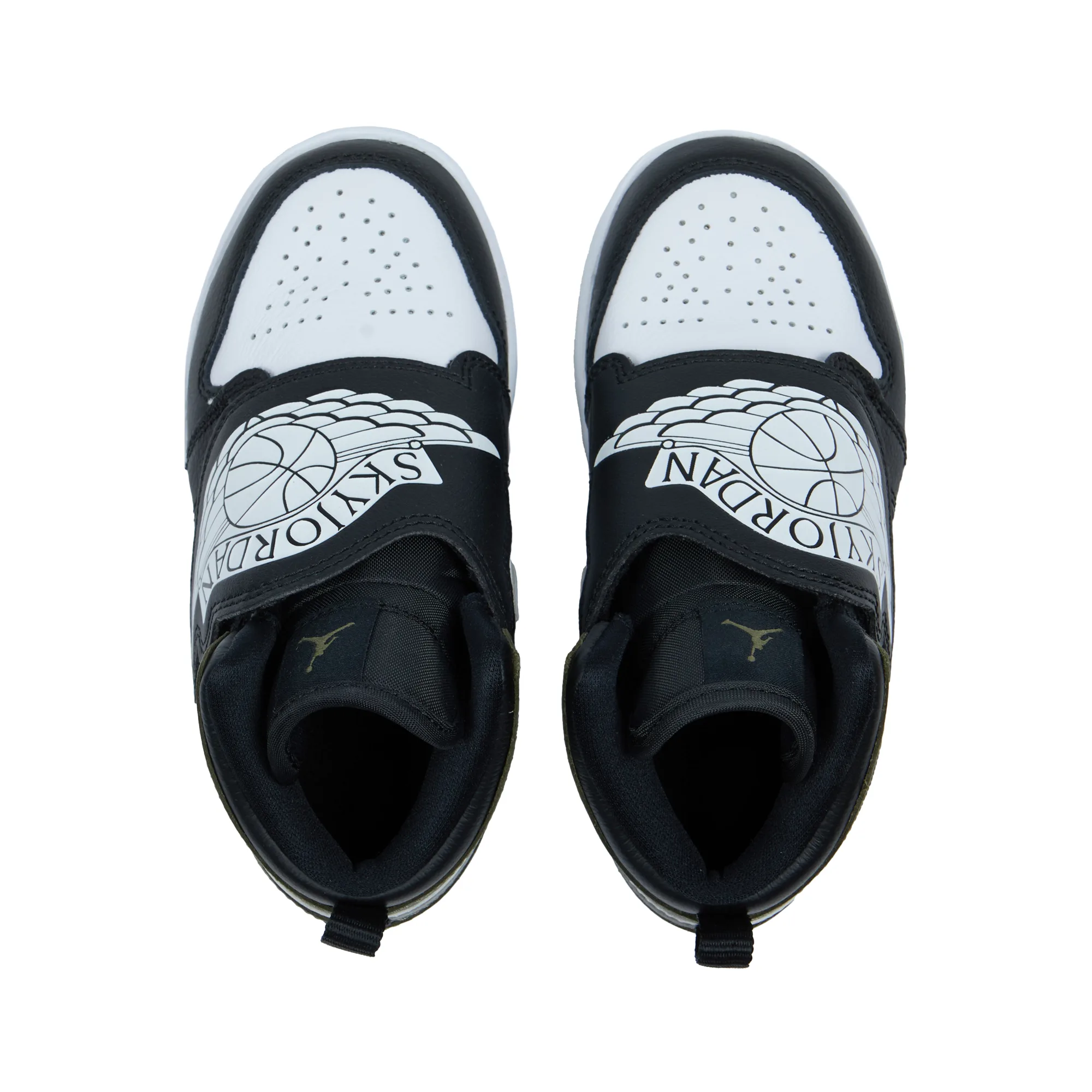 Кроссовки детские Nike Sky Jordan 1 'Black/Medium Olive/White' (PS)