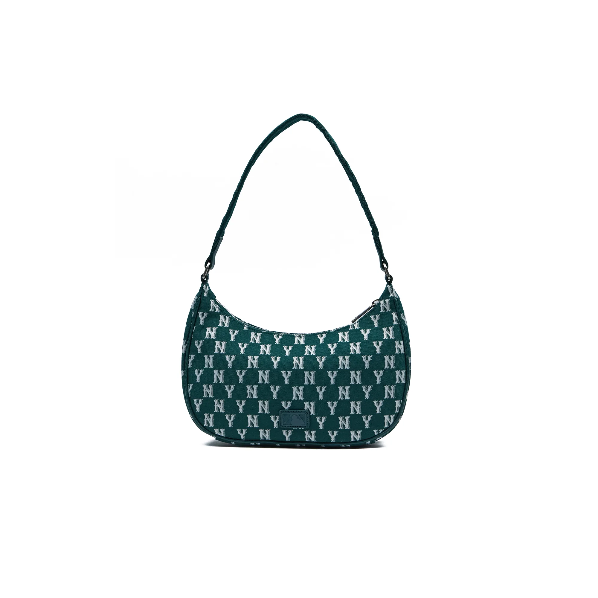 Сумка MLB Korea Classic Monogram Jacquard Hobo Bag New York Yankees 'Dark Green'