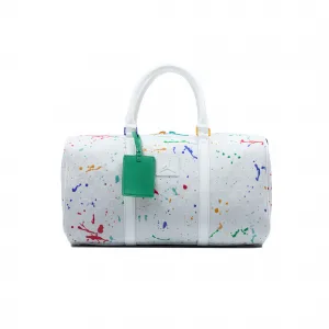 Сумка спортивная Jordan Monogram Duffle Bag 'Sail / Paint Splatter'