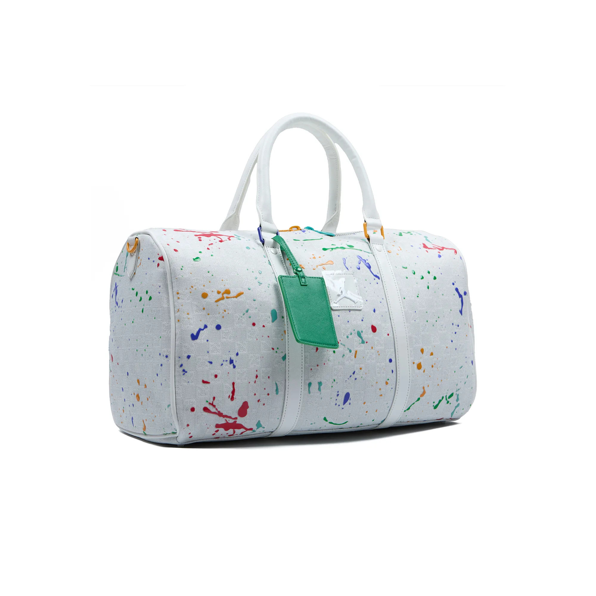 Сумка спортивная Jordan Monogram Duffle Bag 'Sail / Paint Splatter'