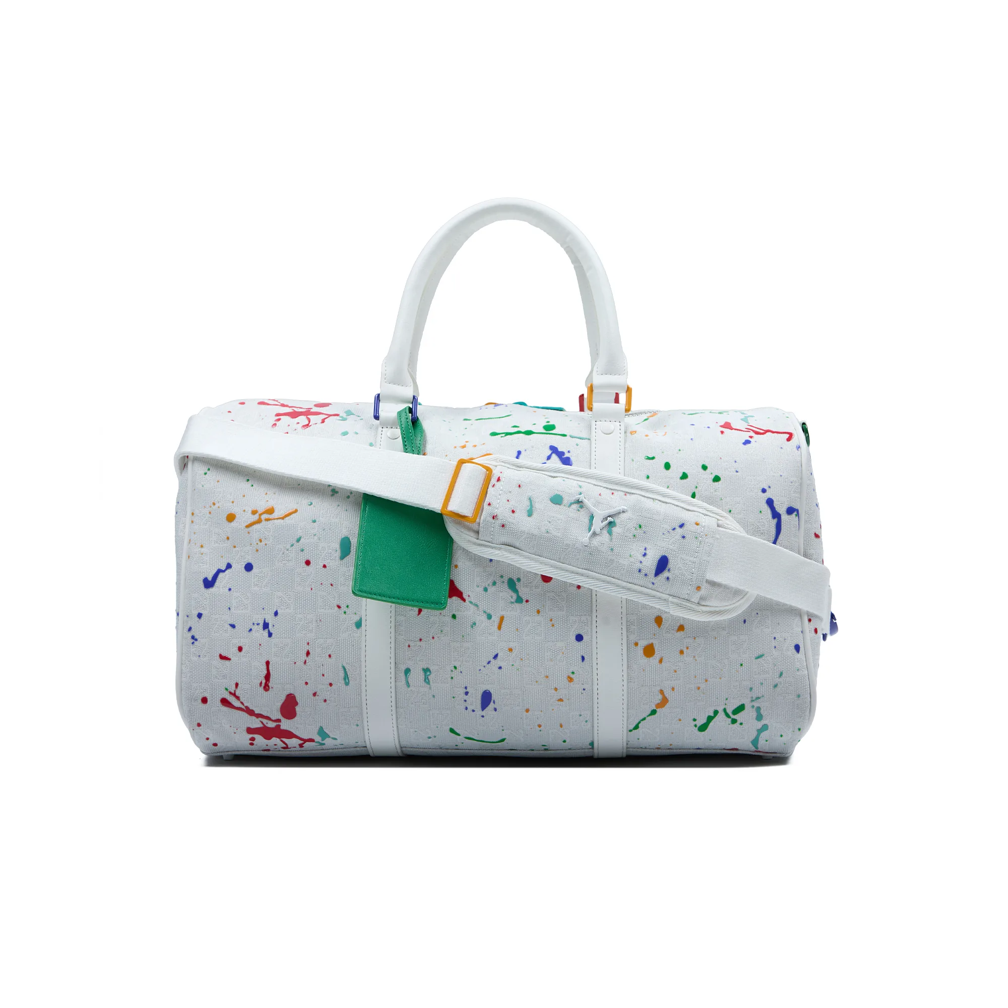 Сумка спортивная Jordan Monogram Duffle Bag 'Sail / Paint Splatter'