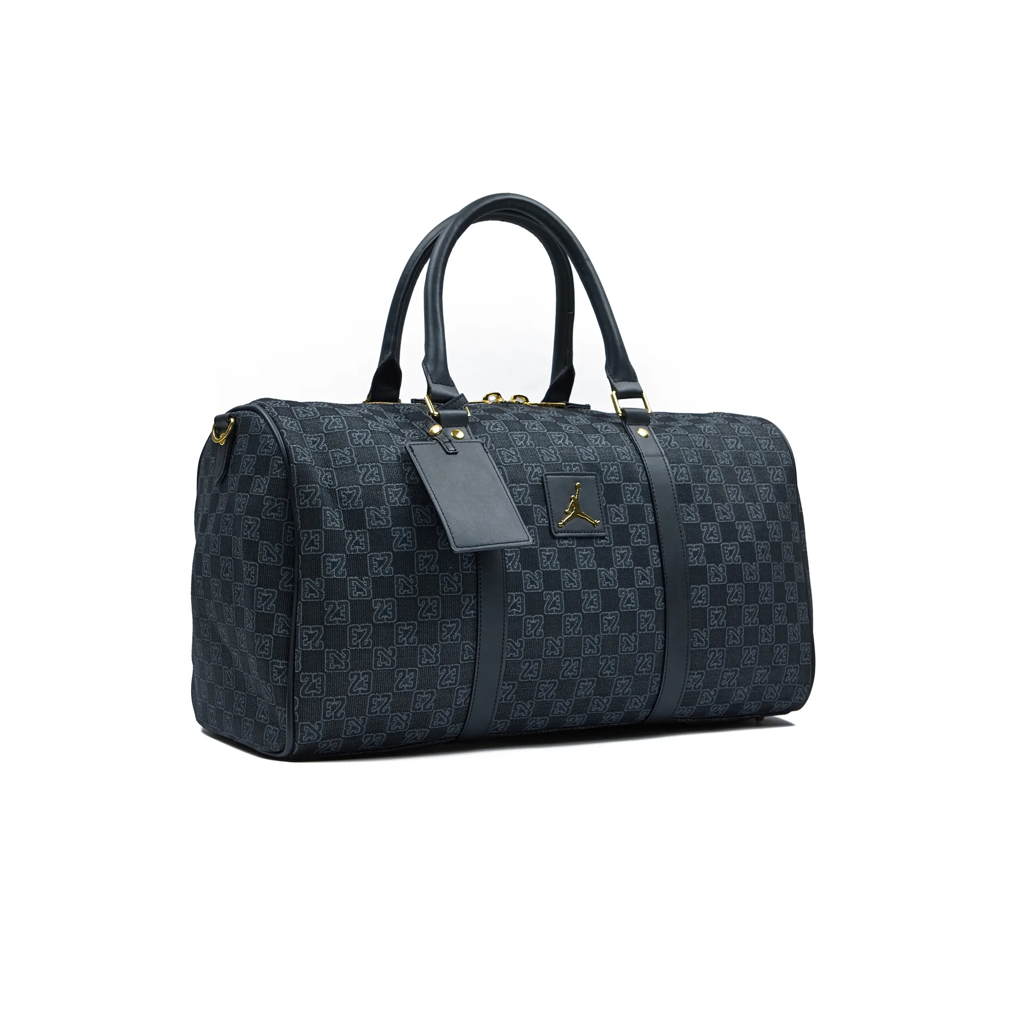 Сумка спортивная Jordan Monogram Duffle Bag 'Black / Gold'