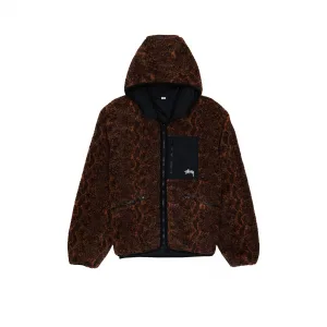 Шерпа Stussy Snake Jacquard Sherpa Jacket 'Brown'