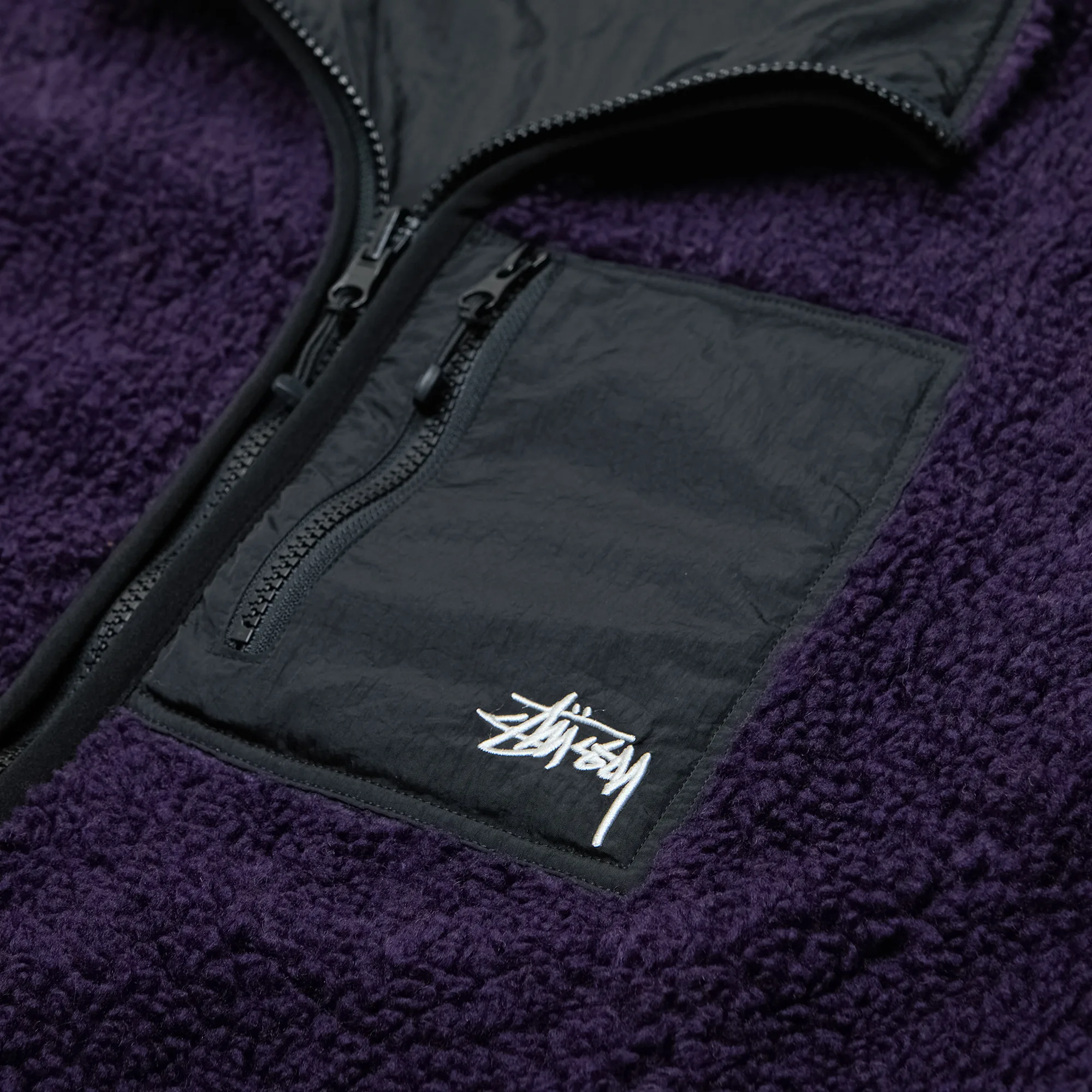 Шерпа Stussy Sherpa Reversible Jacket 'Purple'