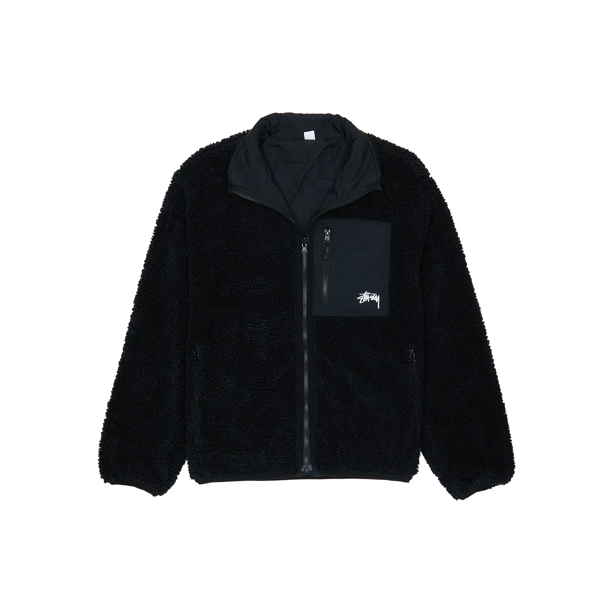 Шерпа Stussy Sherpa Reversible Jacket 'Black'