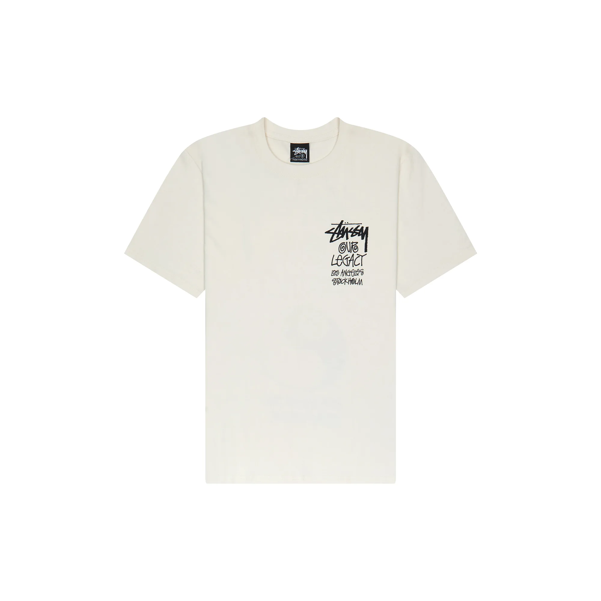 Футболка Stussy x Our Legacy Work Shop 8 Ball Yin Yang Tee 'Natural'