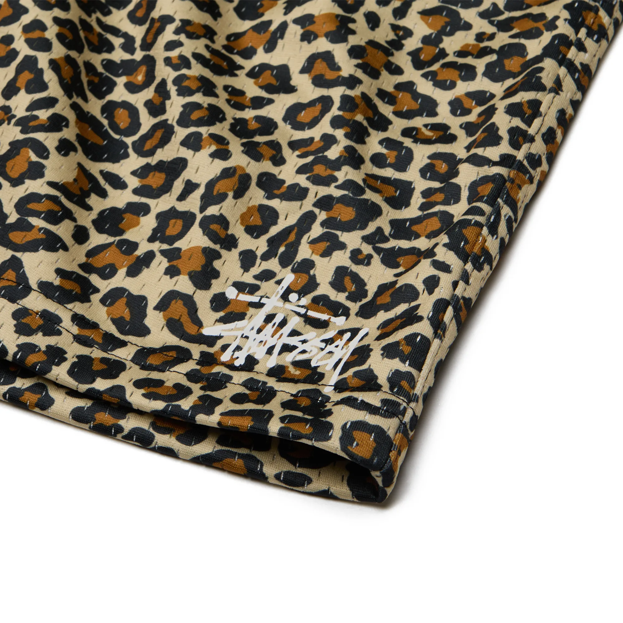 Шорты Stussy Basic Mesh Short 'Leopard'