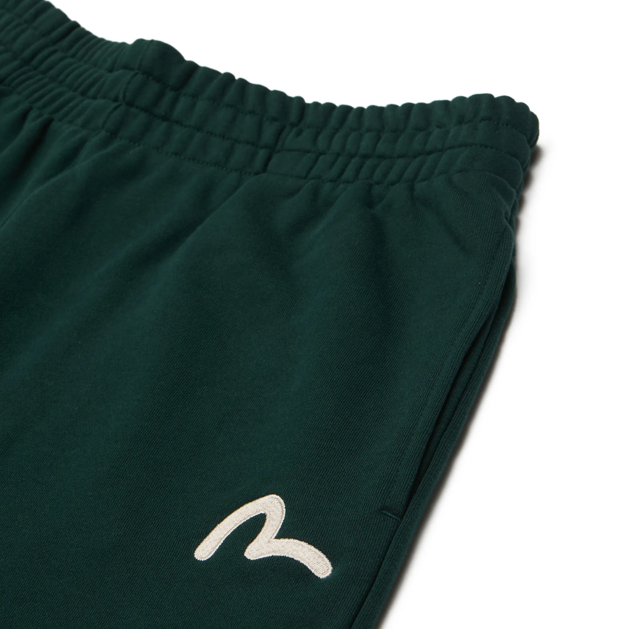 Шорты Evisu Seagull Embroidery Sweatshorts 'Green'