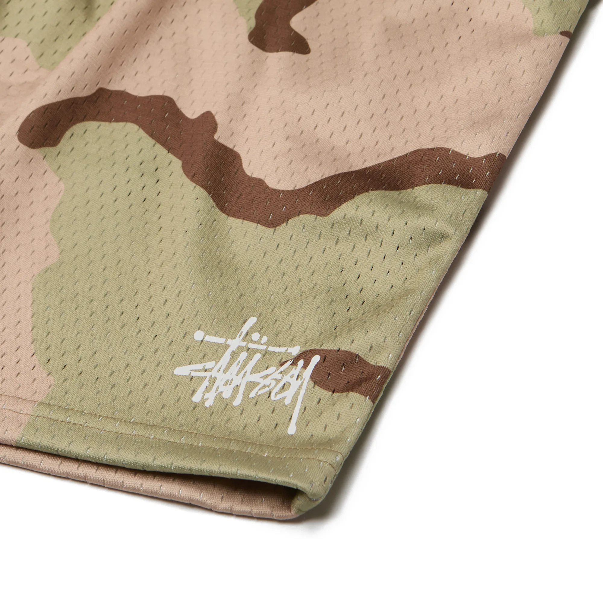 Шорты Stussy Basic Mesh Short 'Sand Camo'