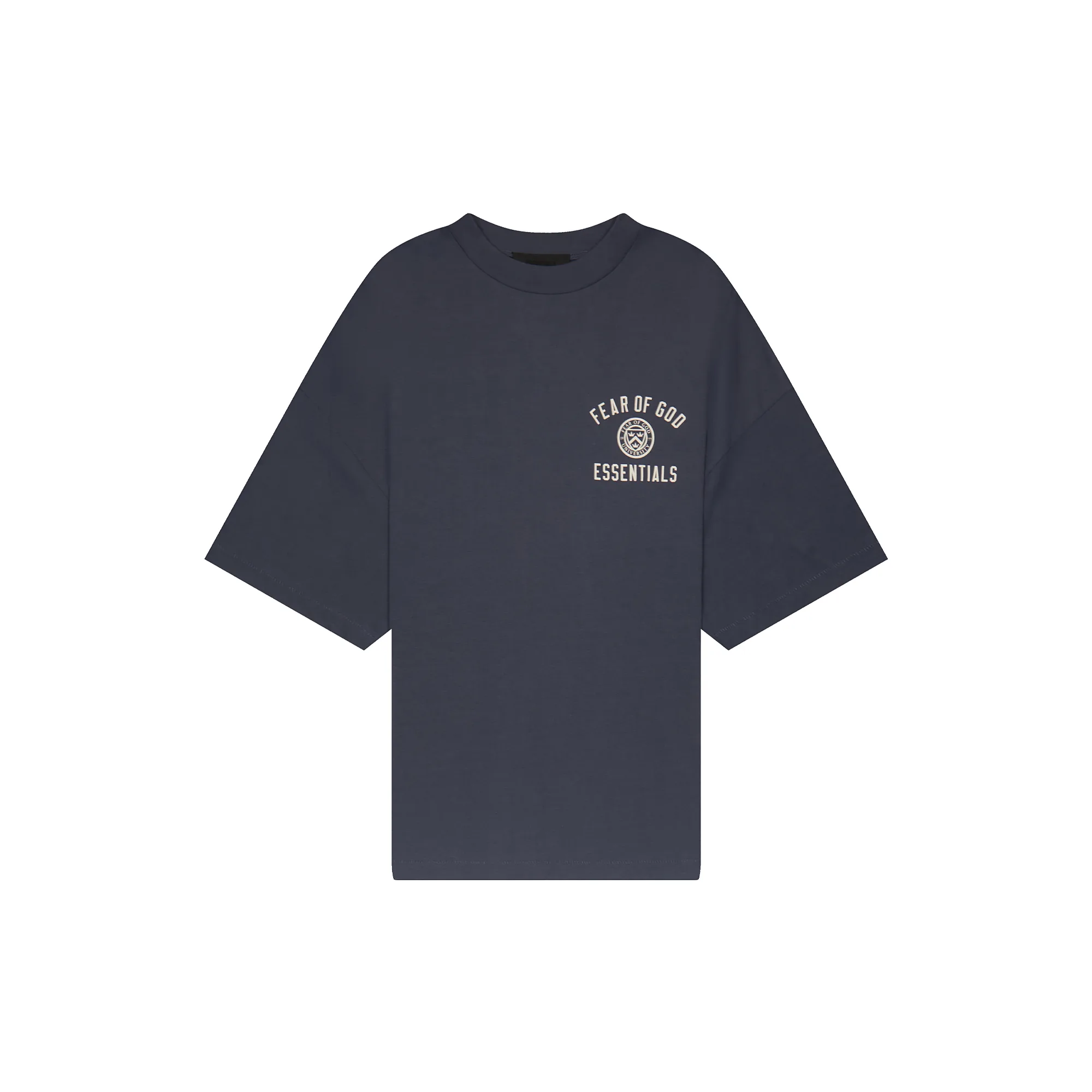 Футболка Fear of God Essentials Jersey Crewneck Tee 'Marine'