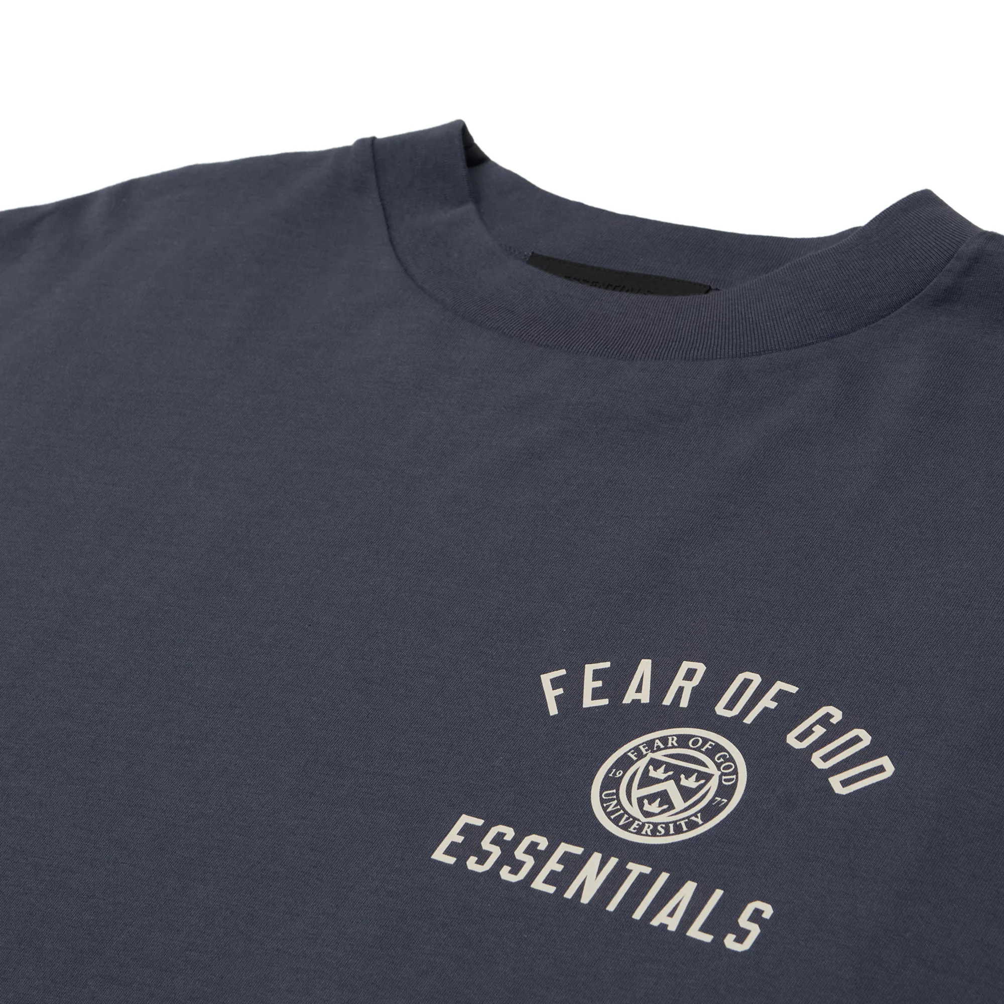 Футболка Fear of God Essentials Jersey Crewneck Tee 'Marine'