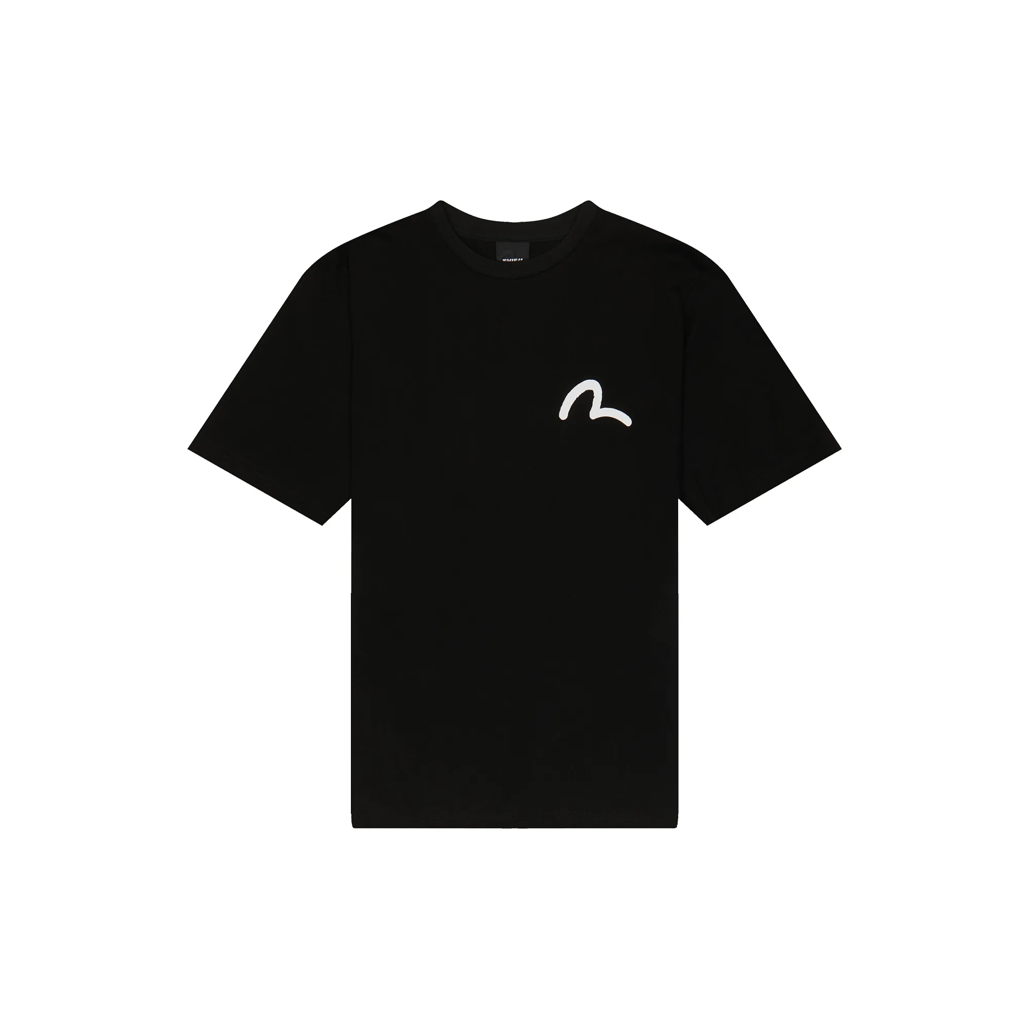 Футболка Evisu Hakutaku Seagull Print Relax Fit T-Shirt 'Black / White'