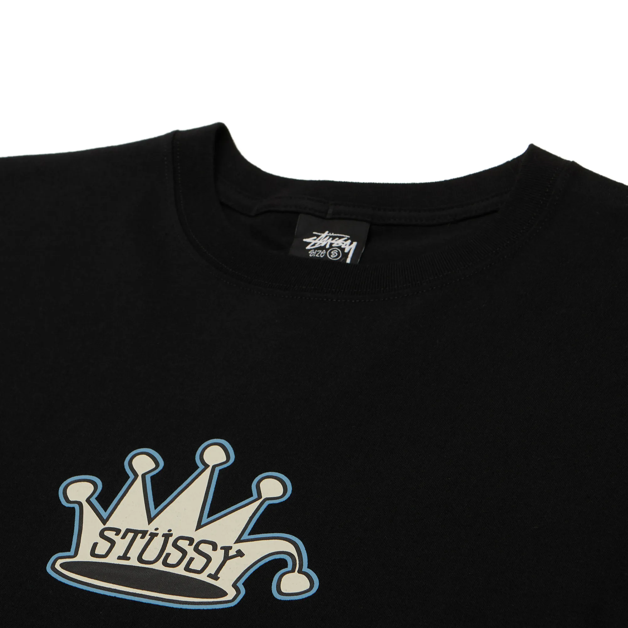 Футболка Stussy King Crown Tee 'Black'