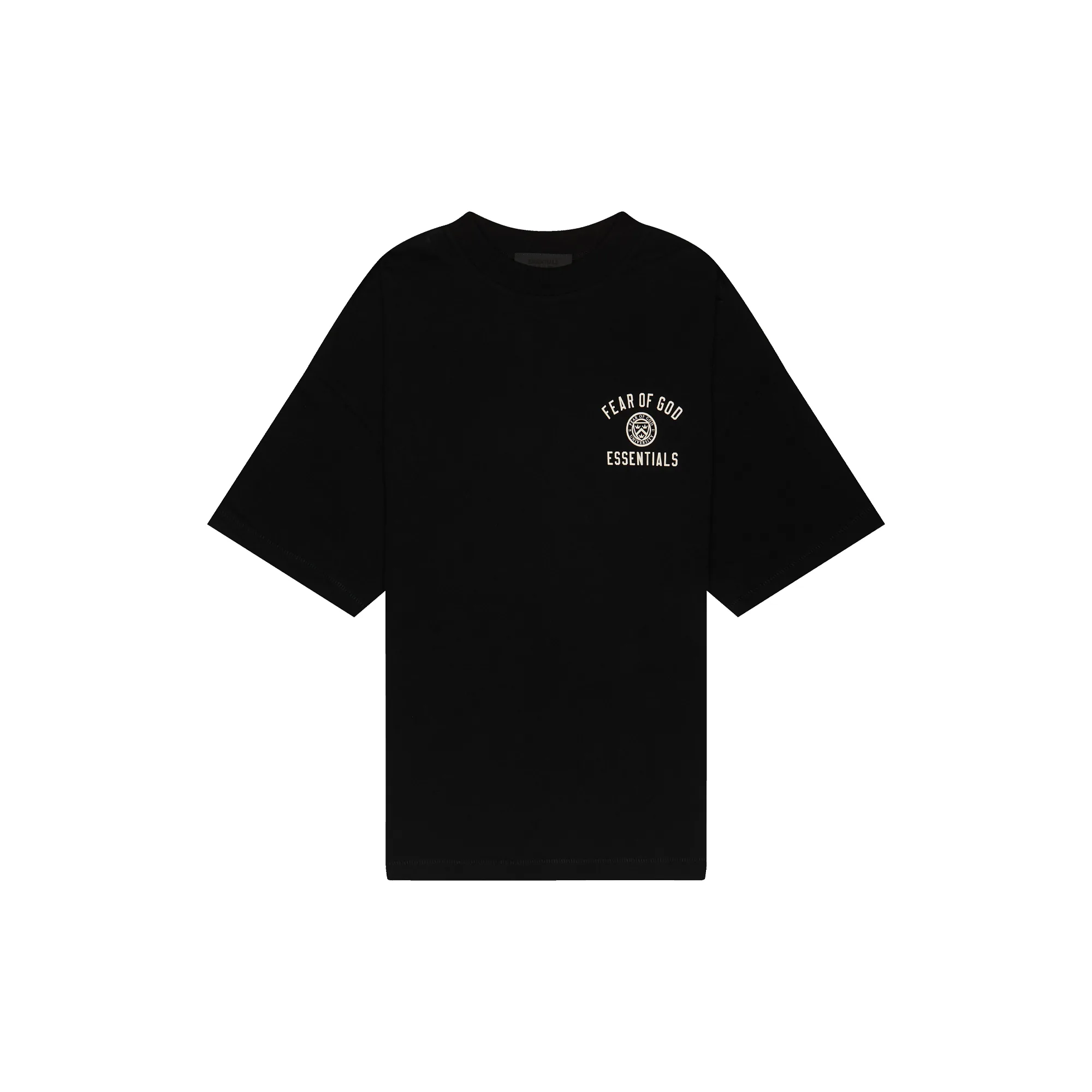 Футболка Fear of God Essentials Jersey Crewneck Tee 'Black'
