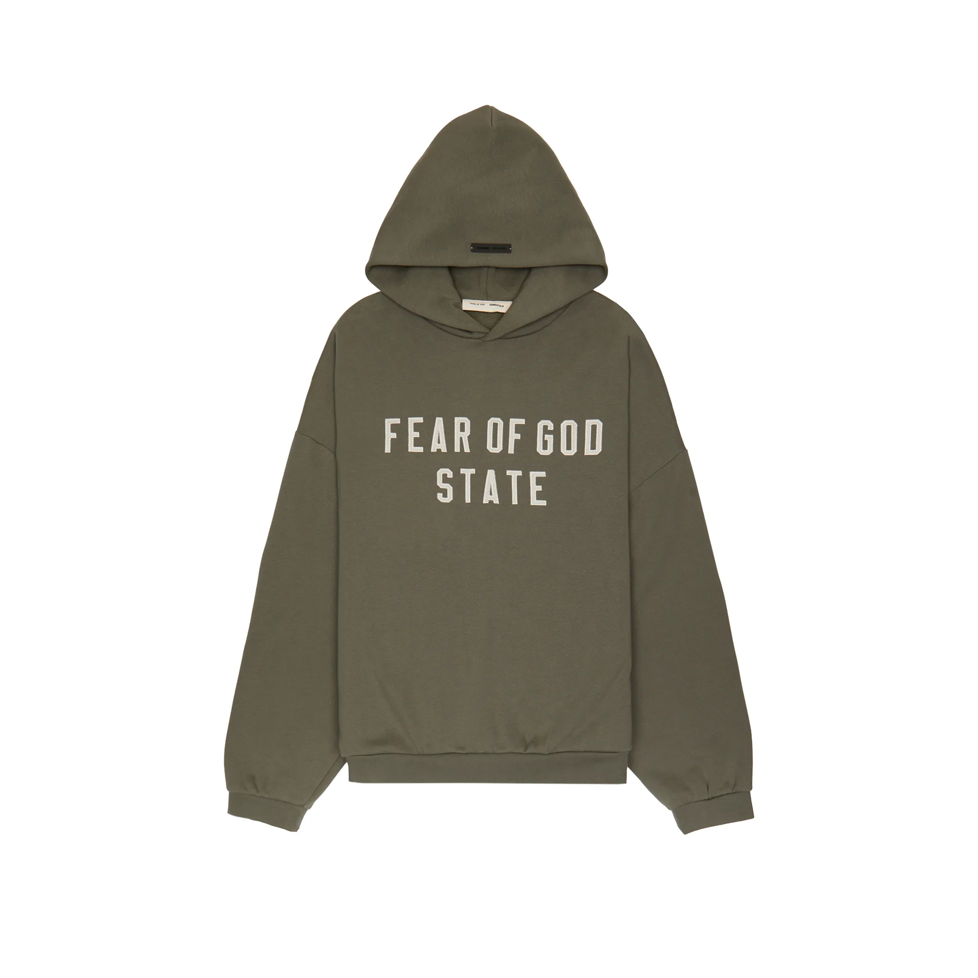 Худи Fear of God ESSENTIALS '90s Fit Fleece Hoodie 'Moss'