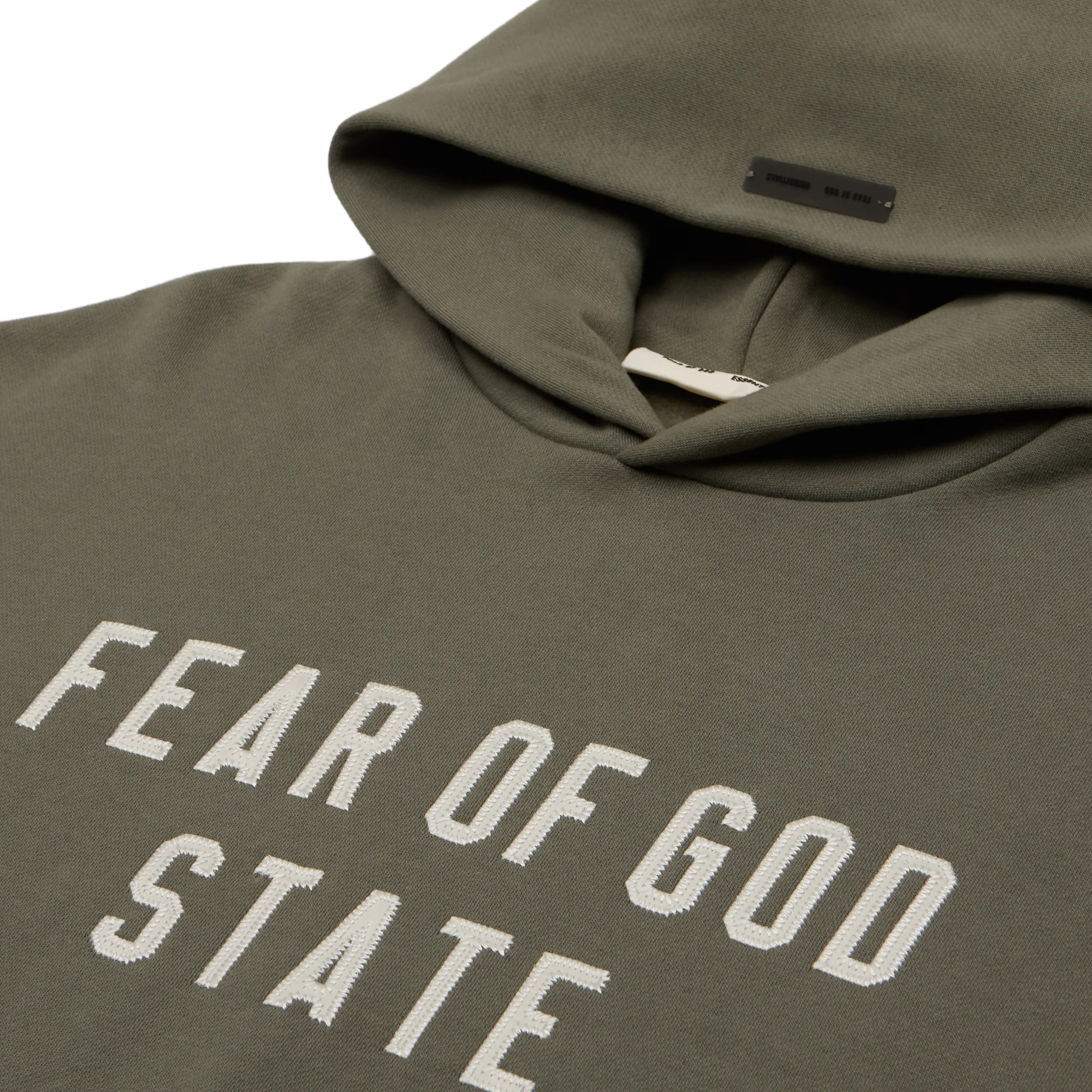 Худи Fear of God ESSENTIALS '90s Fit Fleece Hoodie 'Moss'