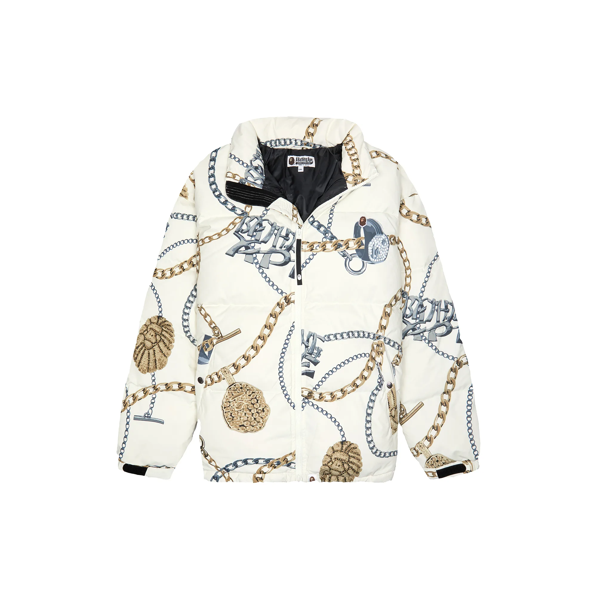 BAPE Jewels Down Jacket White