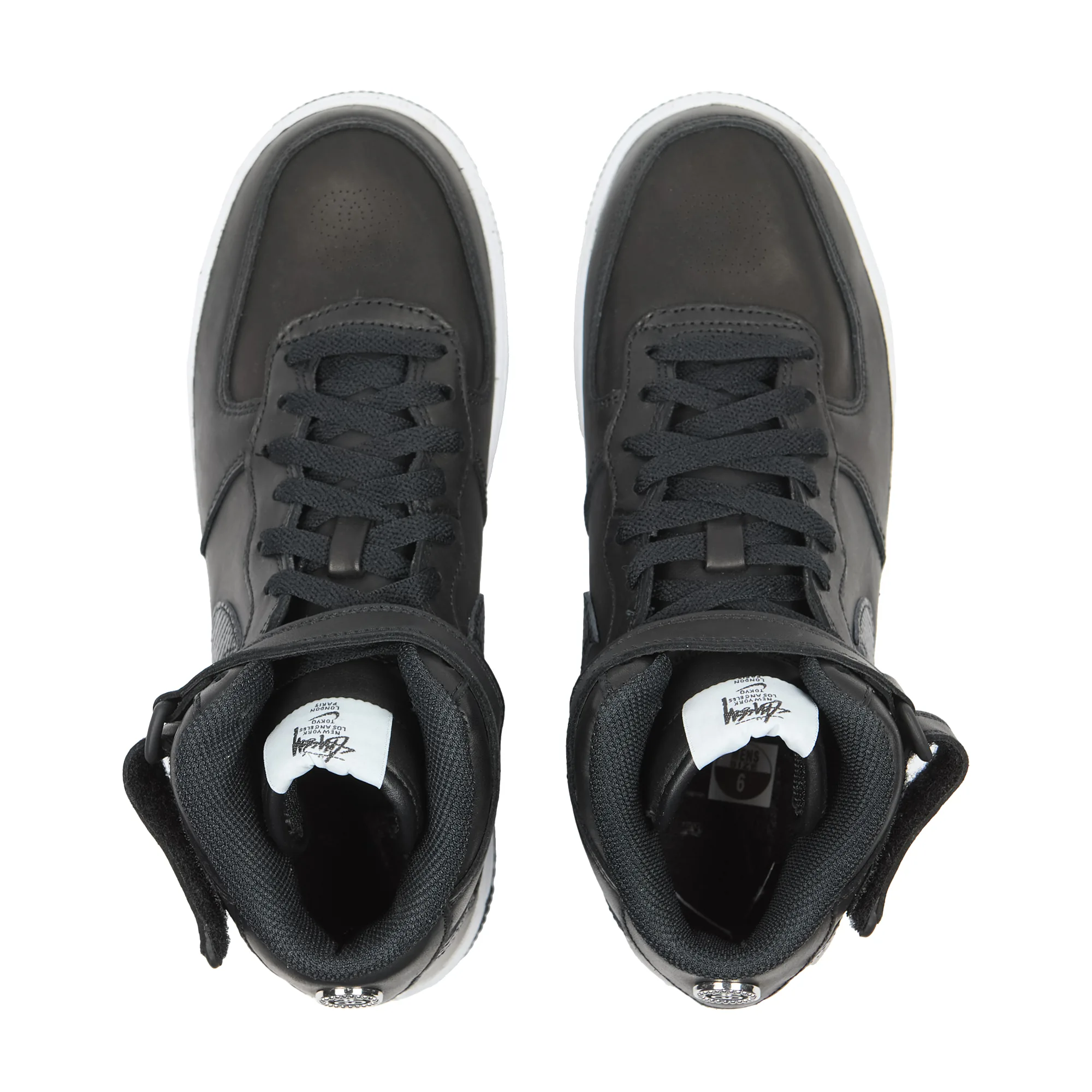 Кроссовки Nike Air Force 1 x Stüssy Mid Black Snakeskin