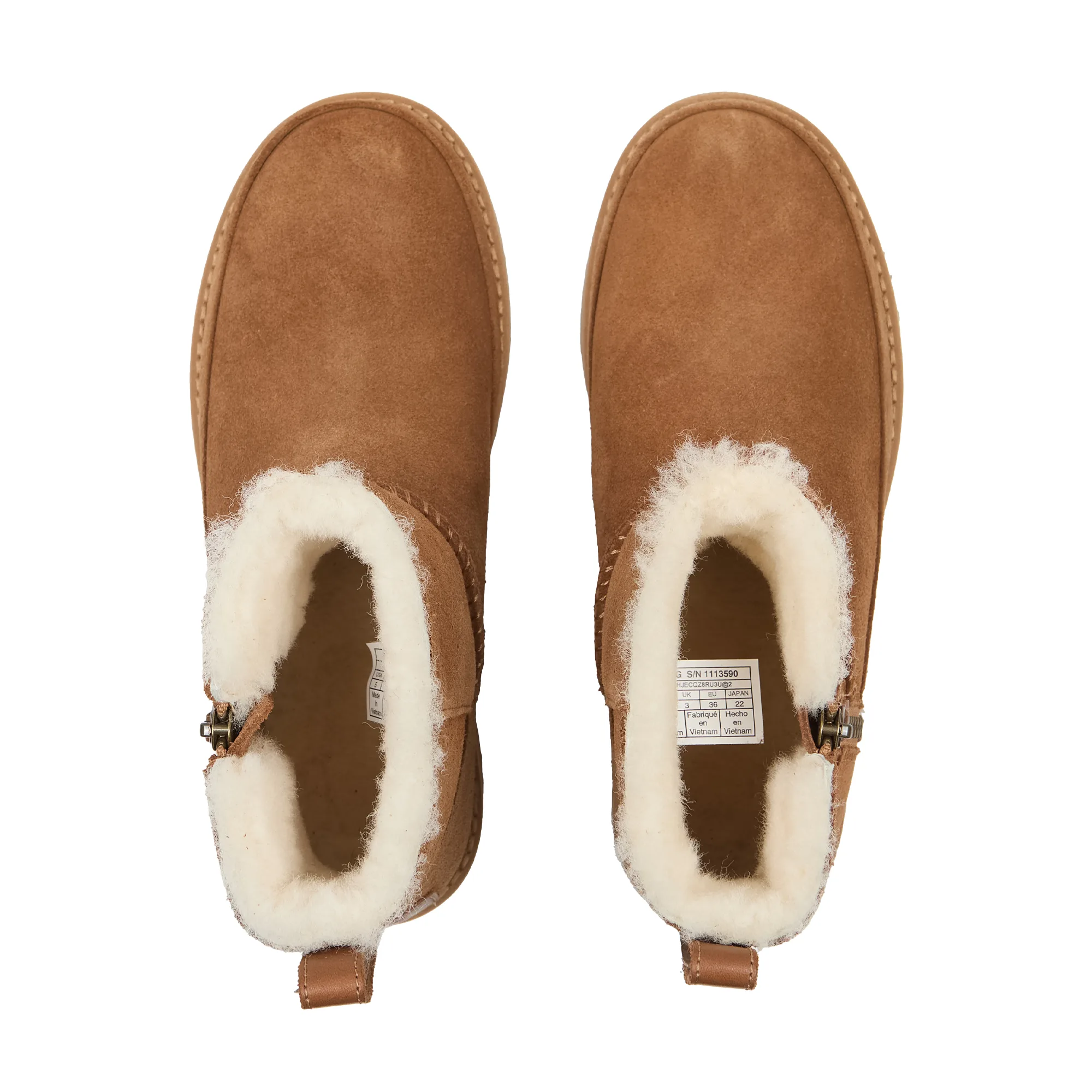 Полусапоги UGG Classic Zip Mini Chestnut
