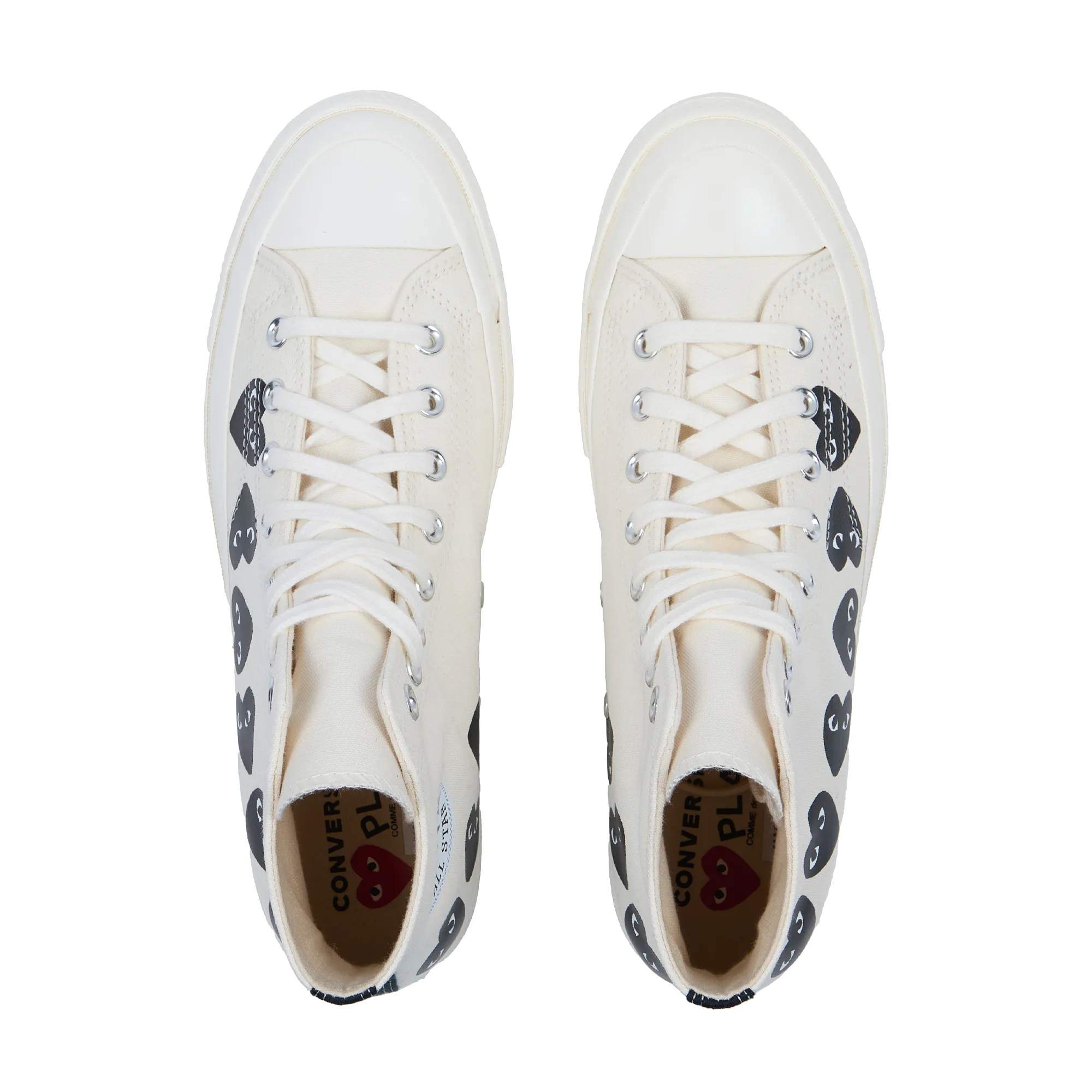 Кеды Converse x Comme des Garçons Play Chuck Taylor All Star 70 Multi Heart High