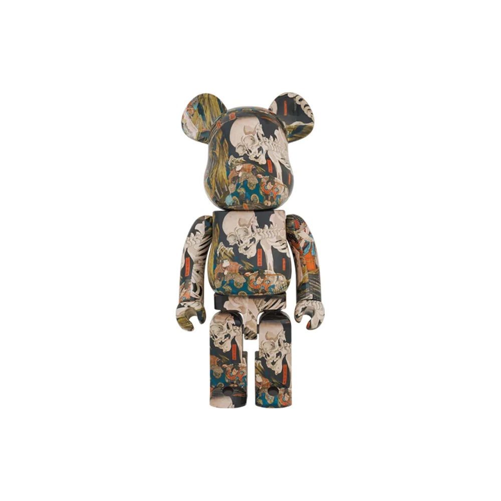Medicom Toy Bearbrick Kuniyoshi Utagawa The Haunted Old Palace at Soma 1000%