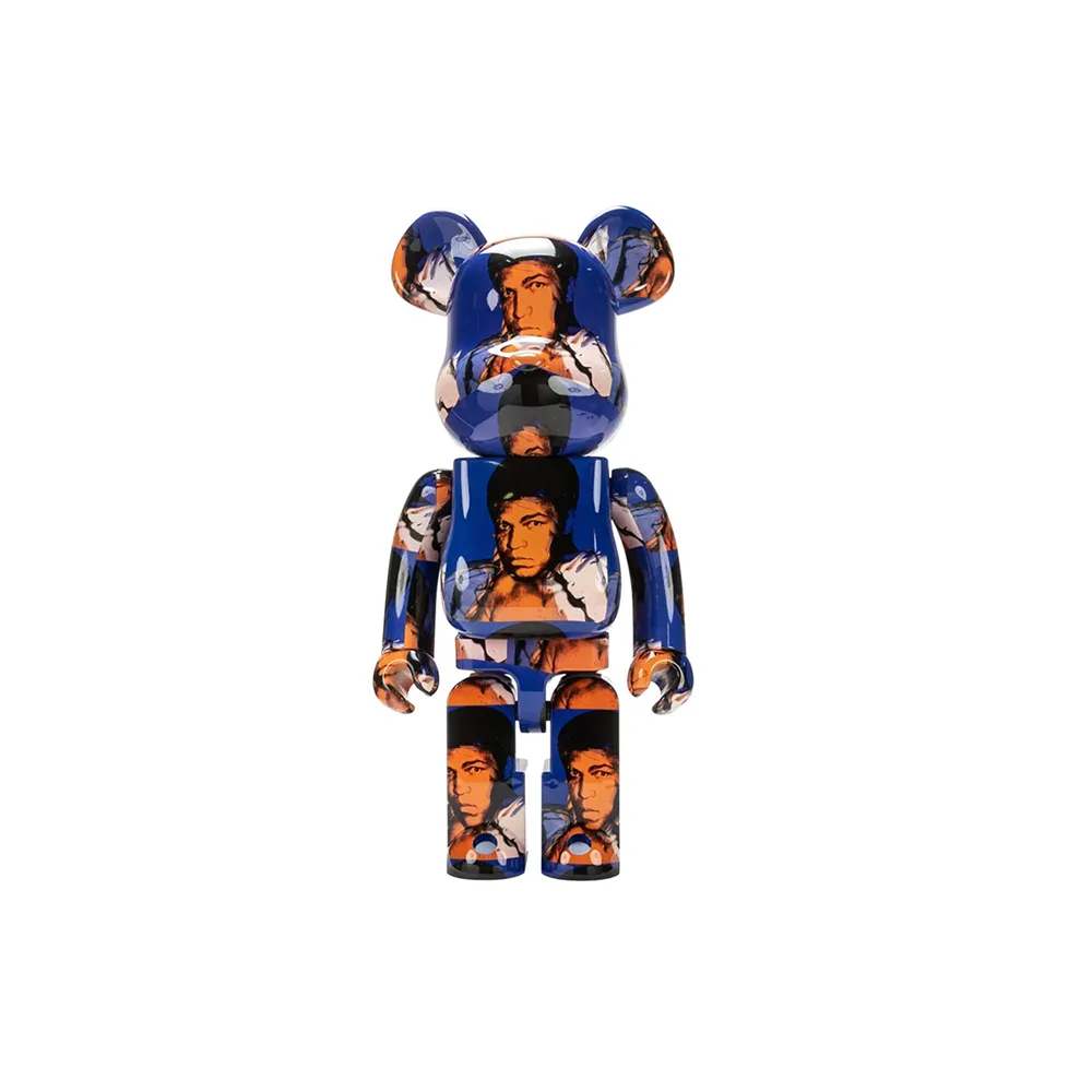 Дизайнерская игрушка Medicom Toy x Andy Warhol Muhammad Ali 1000%