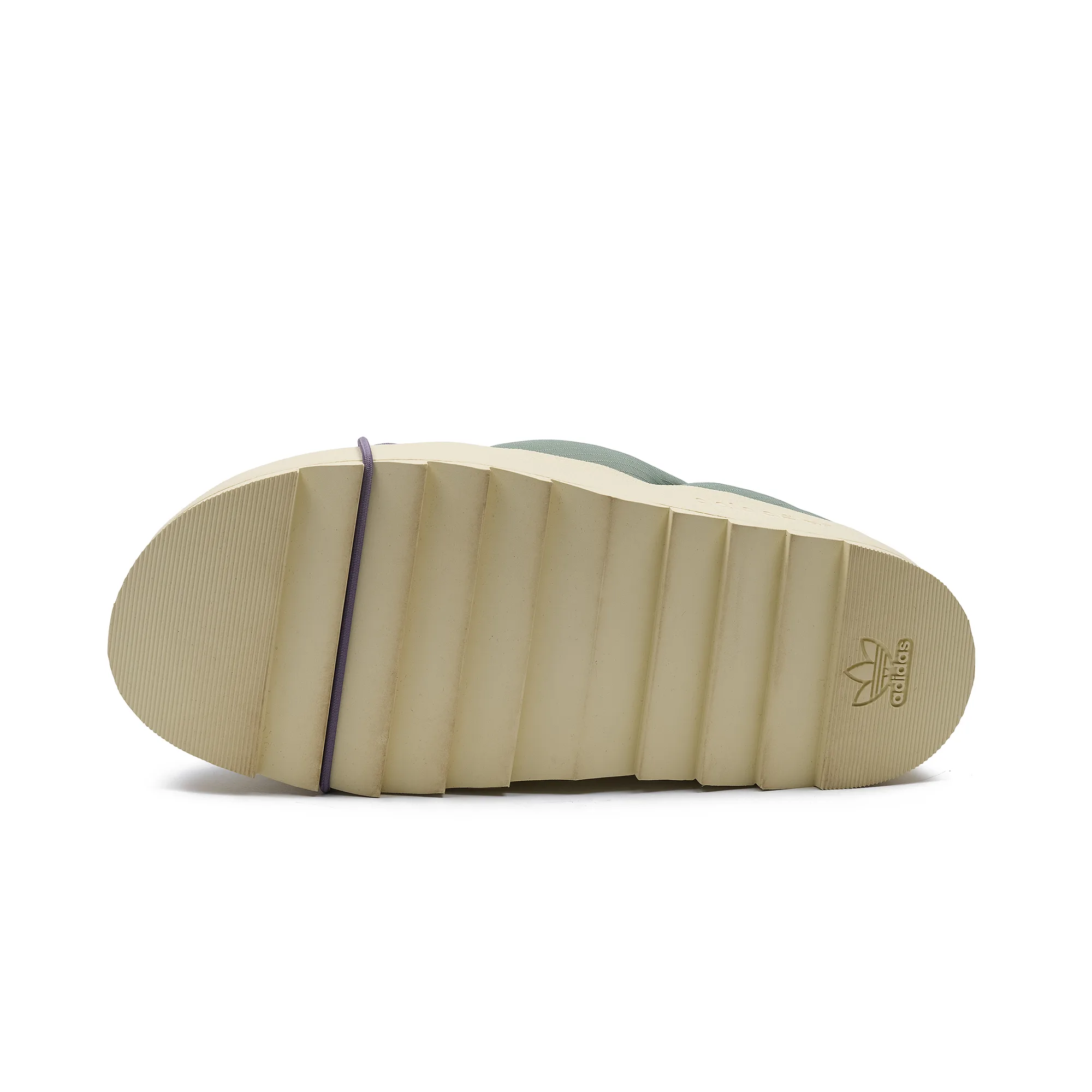 Слипоны Adidas Puffylette Silver Green