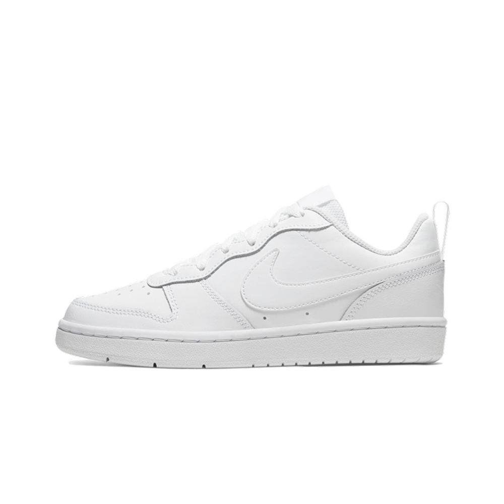 Белые Кроссовки Nike Court Borough 2, White (GS), удобная подошва, стильный дизайн для активного отдыха