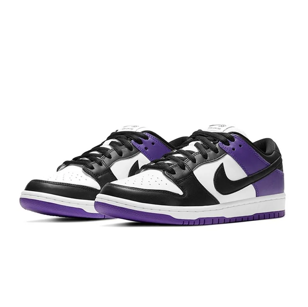 Кроссовки Nike SB Dunk Low фиолетовые, вид сбоку