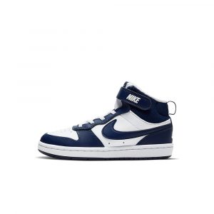 Nike Обувь детская Court Borough mid White Blue Void White Blue Void