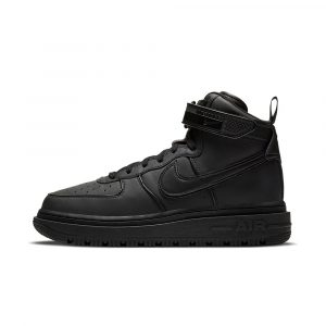 Кроссовки Nike Air Force 1 Boot черные, вид сбоку