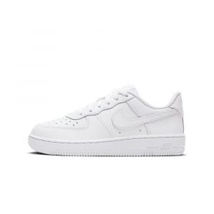 Детские кроссовки Nike Air Force 1 белые, вид сбоку
