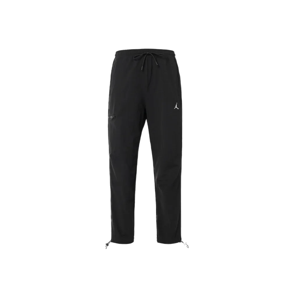 Мужские спортивные брюки JORDAN WOVEN PANT BLACK в полный рост, черный цвет, современный дизайн