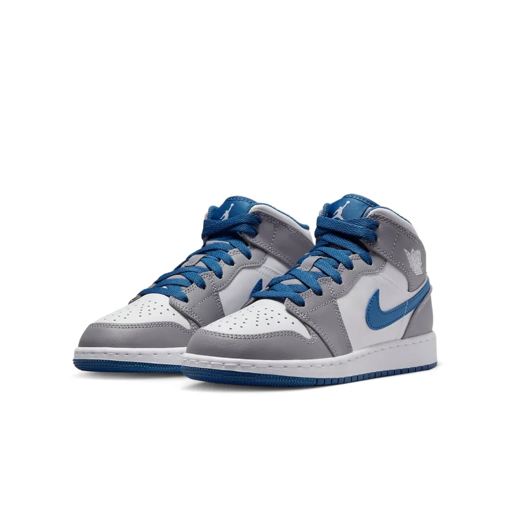 Air Jordan 1 Mid GS "True Blue" DQ8423-014