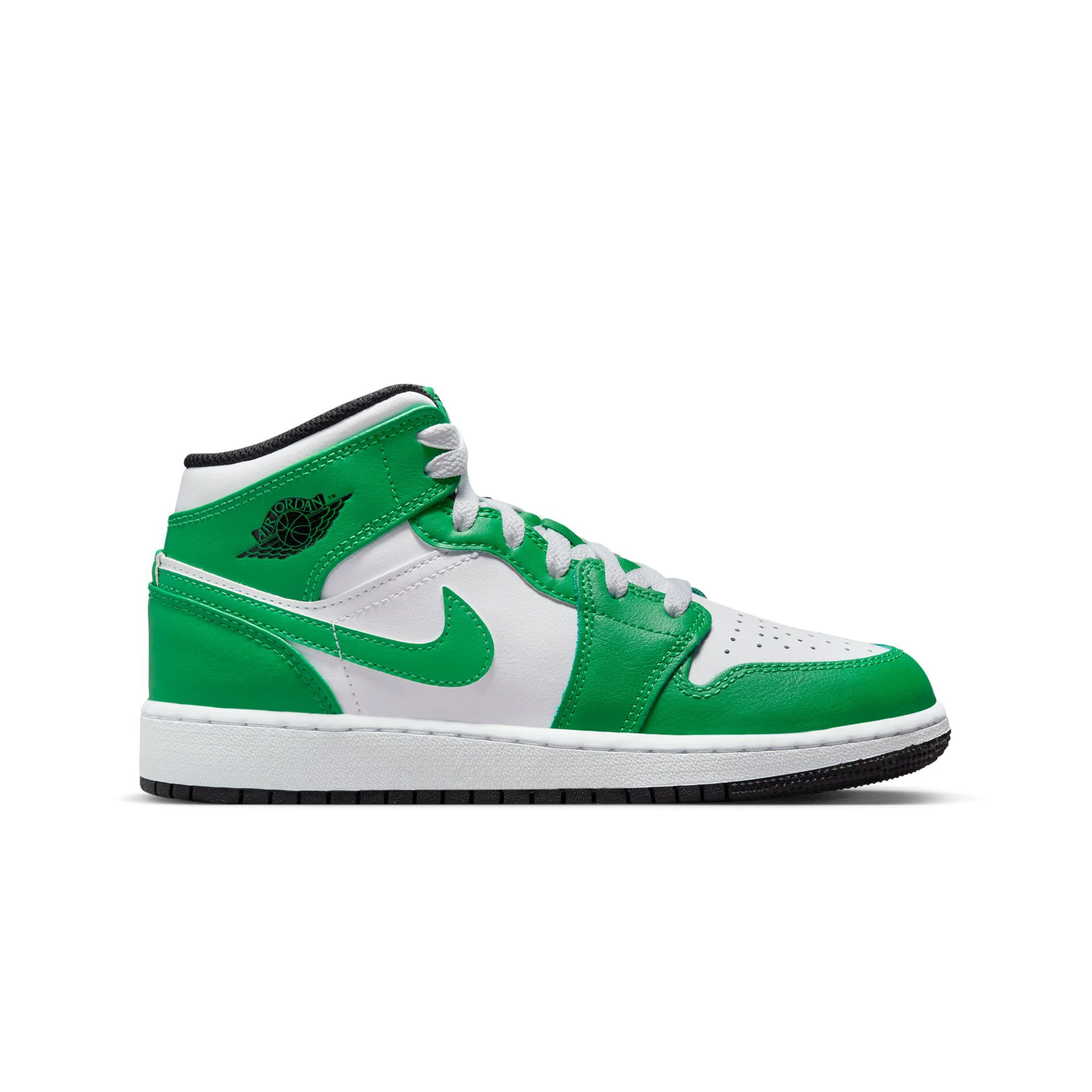 Кроссовки Nike Air Jordan 1 Mid 'Lucky Green' (GS)