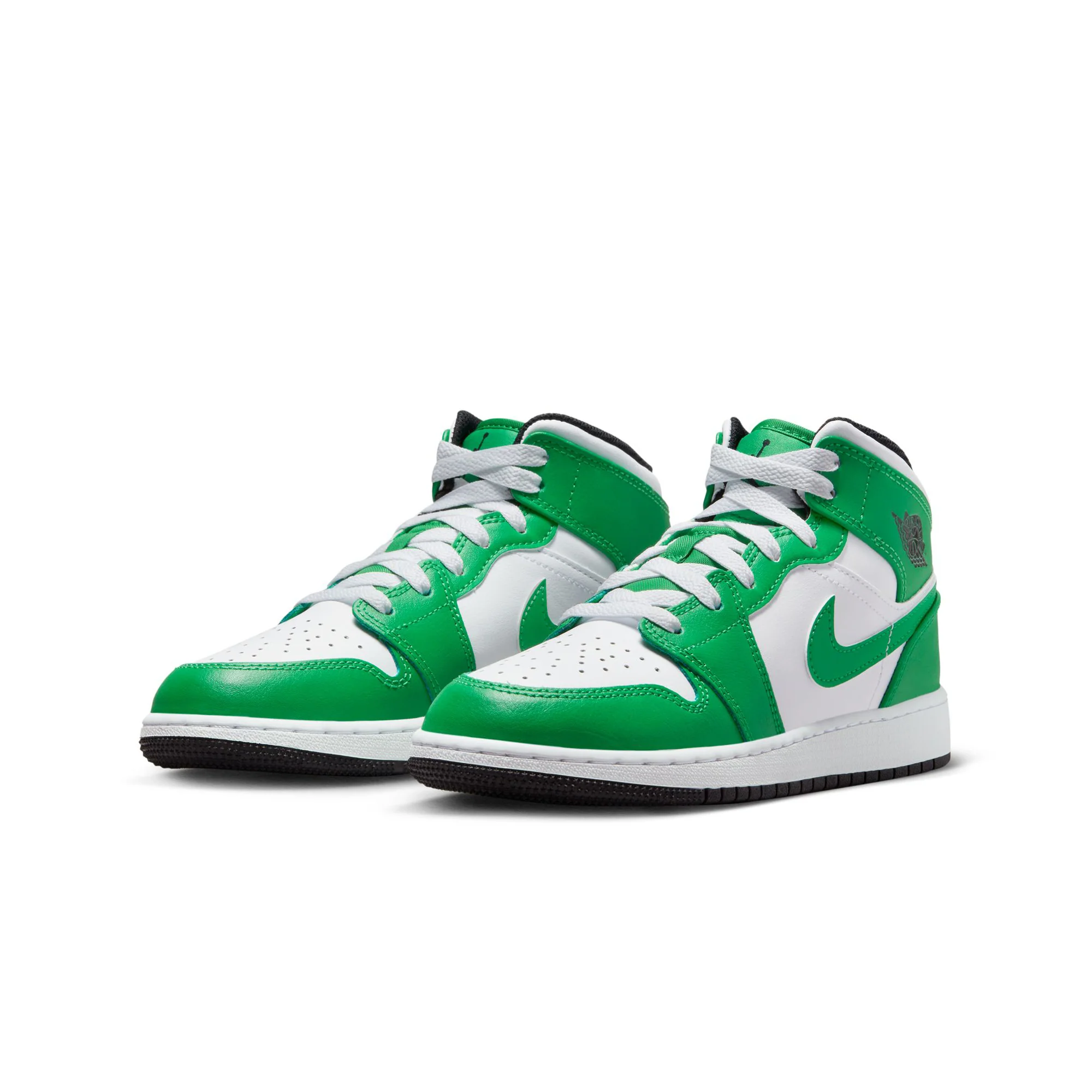 Кроссовки Nike Air Jordan 1 Mid 'Lucky Green' (GS)