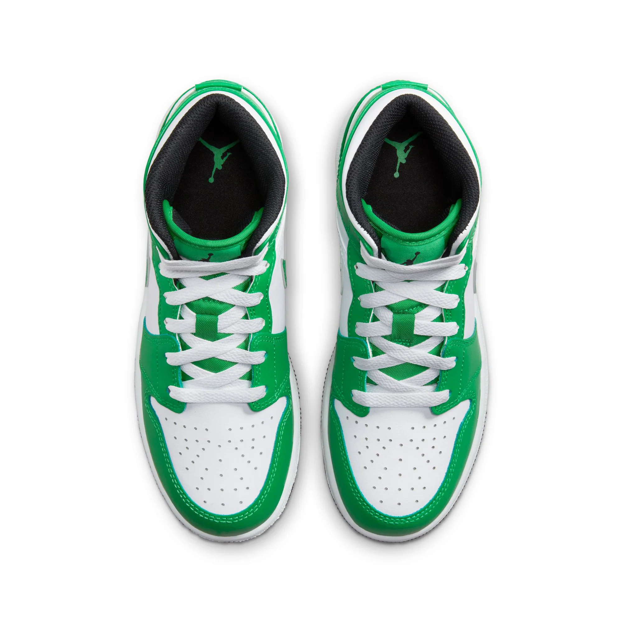 Кроссовки Nike Air Jordan 1 Mid 'Lucky Green' (GS)
