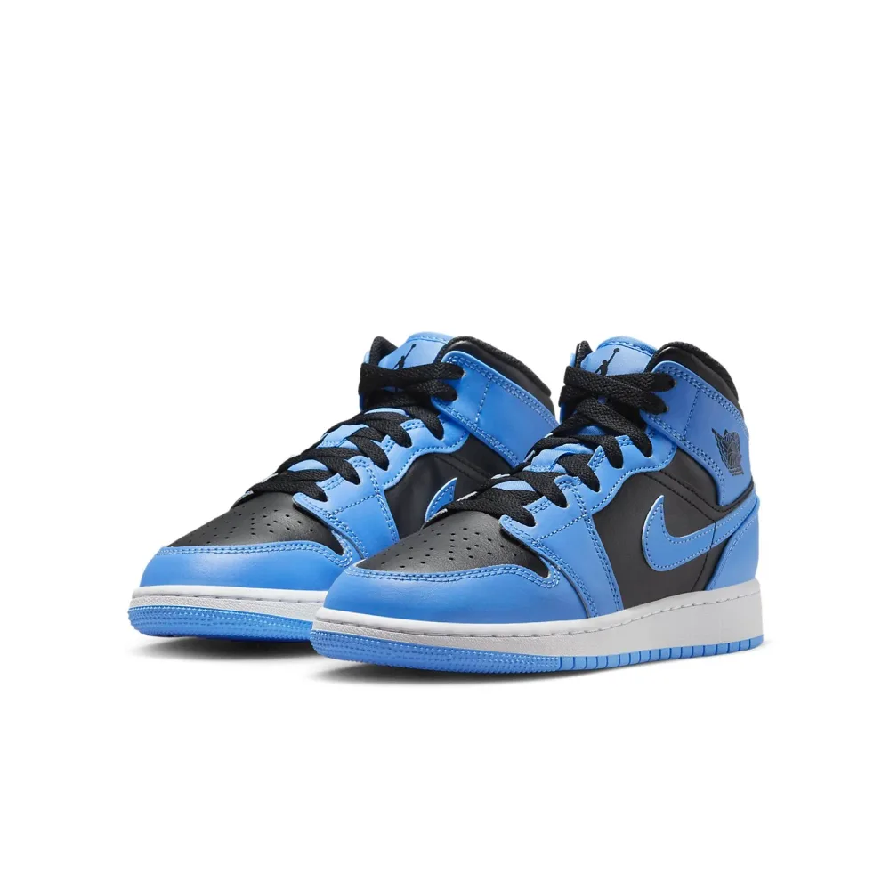 Кроссовки Nike Air Jordan 1 Mid (GS) University Blue/Black DQ8423-401