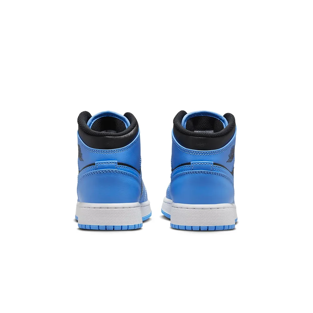 Кроссовки Nike Air Jordan 1 Mid (GS) University Blue/Black DQ8423-401