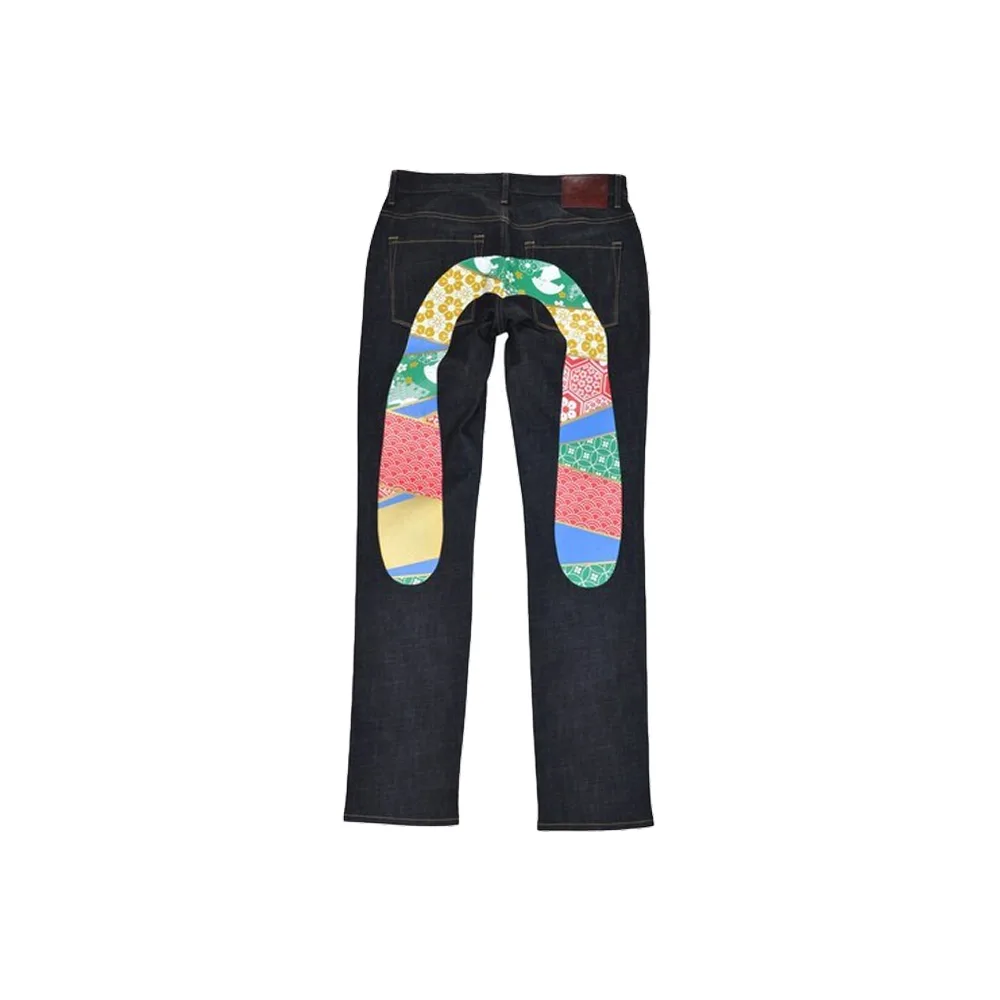 Evisu Heritage Printed Dark Denim Jeans