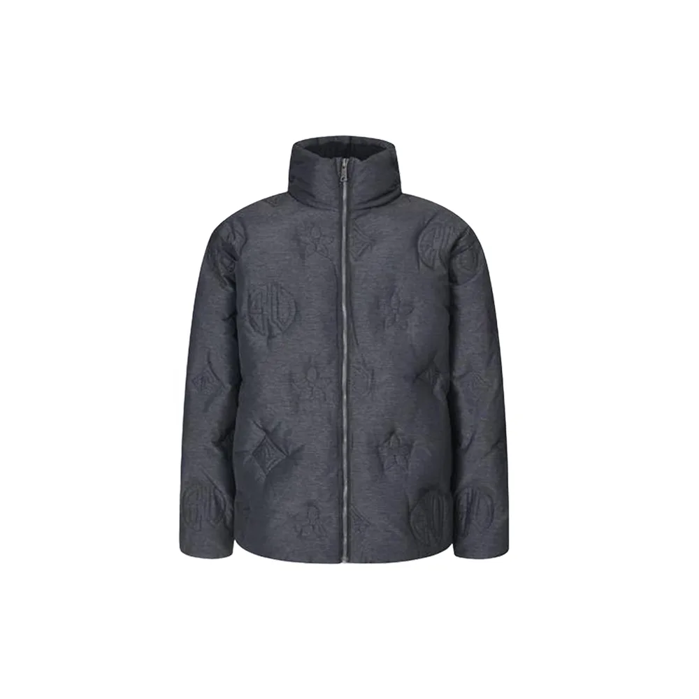 Evisu Body Stitch Down Jacket Black